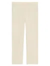 Theory Women's Treeca Linen Pull-on Crop Pants In Straw