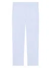 Theory Women's Treeca Linen Pull-on Crop Pants In Pink