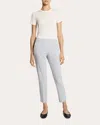 Theory Treeca Pull-on Pants In Gray