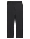 Theory Women's Treeca Wool Crop Trousers In Black