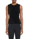 Theory Women's Velvet Yarn Tank Top In Black