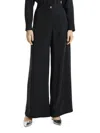 Theory Lyocell-twill Wide-leg Pants In Black