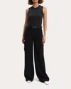 Theory Relaxed Pants In Light Bilen Black In Black