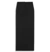 Theory Women Wool Trouser Maxi Skirt In Black In Black