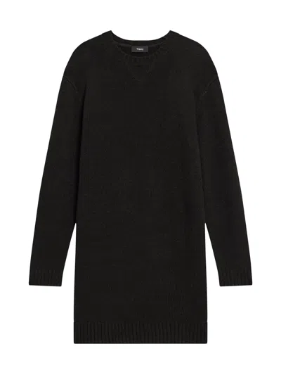Theory Women's Wool-blend Jersey-knit Sweaterdress In Brown