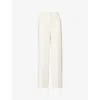 Theory Pantalone A Gamba Larga Con Pieghe In Rice