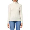 Theory Womens Cashmere Turtleneck Pullover Sweater In White