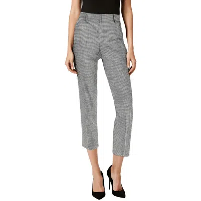 Theory Womens Checkered Wool Cropped Pants