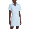 Theory Womens Collar Midi Shirtdress In Blue