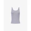 Theory Wool Tank Top In Cool Heather Grey