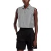 Theory Cropped Shirt In Multi