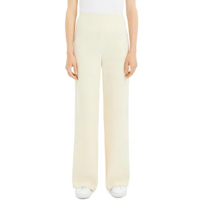 Theory Womens Crepe Suit Separate Wide Leg Pants In Multi