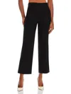 THEORY WOMENS FLARE LEGS PLEATED CROPPED PANTS