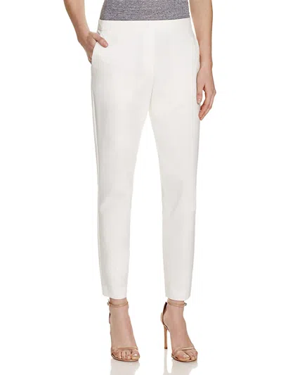 Theory Womens Mid-rise Ankle Ankle Pants In White