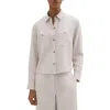 Theory Patch Pocket Shirt In Fluid Twill In Multi