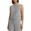 Theory Tweed Boxy Shell Top In Multi
