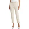 Theory Bistretch High-waist Tapered Crop Pants In Multi