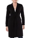 Theory Wrap Wool Cashmere Coat In Black