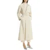 Theory Single-breasted Wrap Trench Coat In Beige