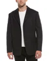 Theory Wool & Cashmere-blend Overcoat In Black