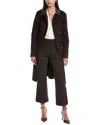 Theory Wool & Cashmere-blend Oaklane Coat In Brown