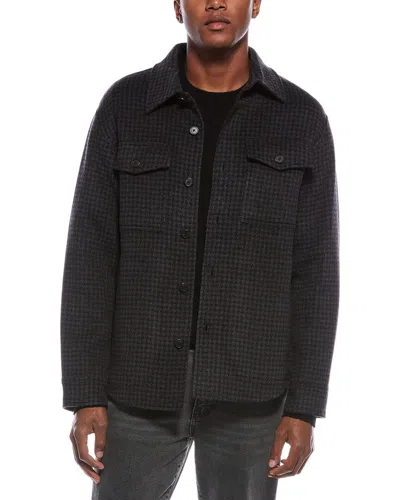 THEORY WOOL & CASHMERE-BLEND SHIRT JACKET
