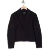 Theory Wool & Cashmere Crop Blazer In Black