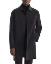 Theory Luxe Suffolk Double Faced Wool Blend Jacket In Hickory Melange
