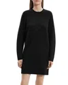Theory Wool-cashmere Sweater Dress In Black