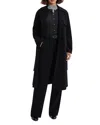 Theory Women's Belted Wool-cashmere Blend Trench Coat In Black