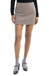 Theory Mini Skirt In Brown