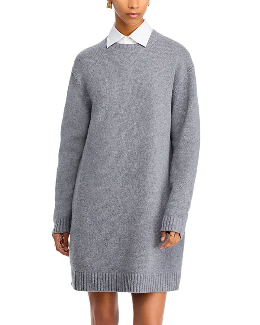 slim fit dress slacks Michael Kors Cashmere Sweater Dress with Cowl Marble Gray Size Medium –  Celebrity Owned