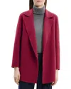 Theory New Divide Double-face Wool Blazer In Deep Rose