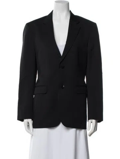 Pre-owned Theory Wool In Black