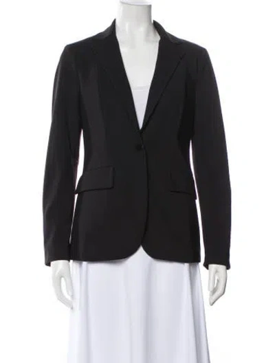 Pre-owned Theory Wool Blazer In Black