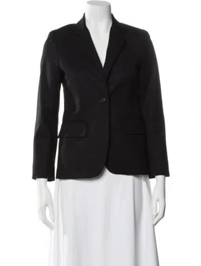 Pre-owned Theory Wool Blazer In Black