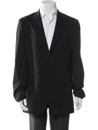 Pre-owned Theory Wool Blazer In Black
