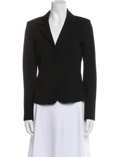 Pre-owned Theory Wool Blazer In Black