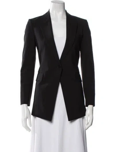 Pre-owned Theory Wool Blazer In Black