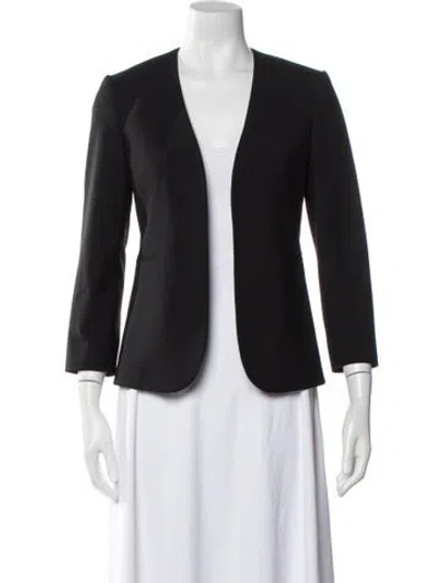 Pre-owned Theory Wool Blazer In Black