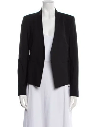 Pre-owned Theory Wool Blazer In Black