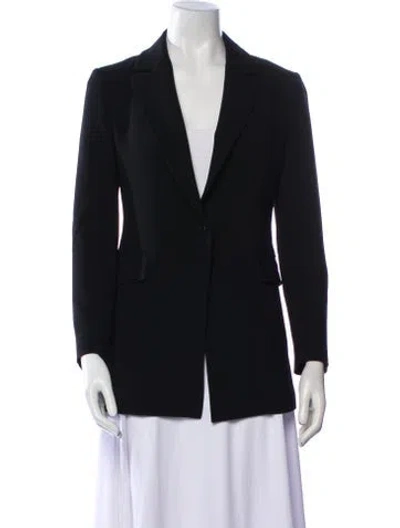 Pre-owned Theory Wool Blazer In Black