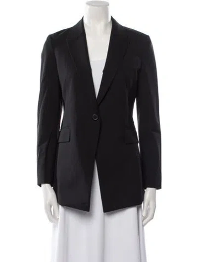Pre-owned Theory Wool Blazer In Black
