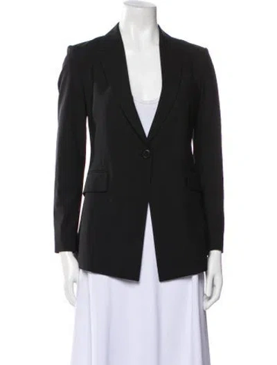 Pre-owned Theory Wool Blazer In Black