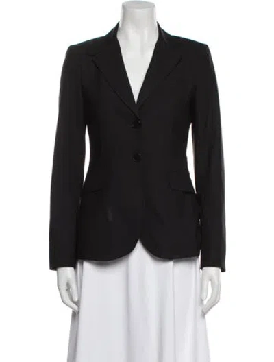 Pre-owned Theory Wool Blazer In Black