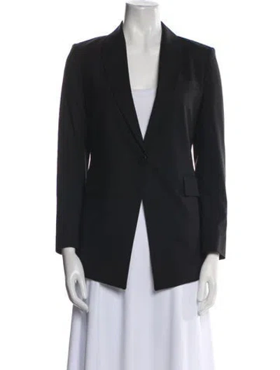 Pre-owned Theory Wool Blazer In Black