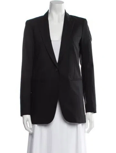 Pre-owned Theory Wool Blazer In Black