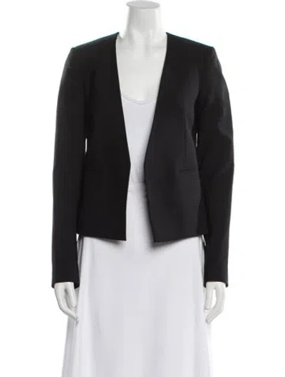 Pre-owned Theory Wool Blazer In Black