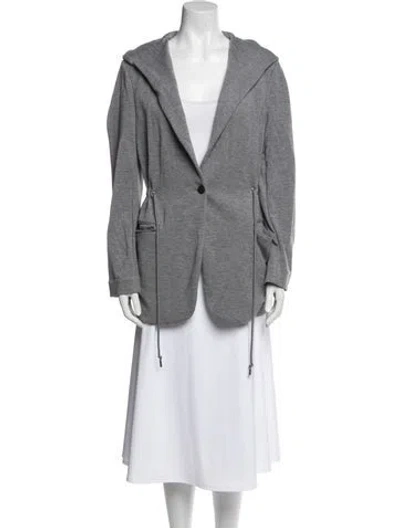 Pre-owned Theory Wool Blazer In Black