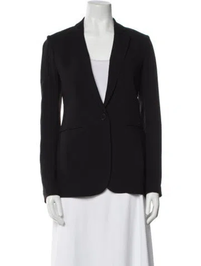 Pre-owned Theory Wool Blazer In Black